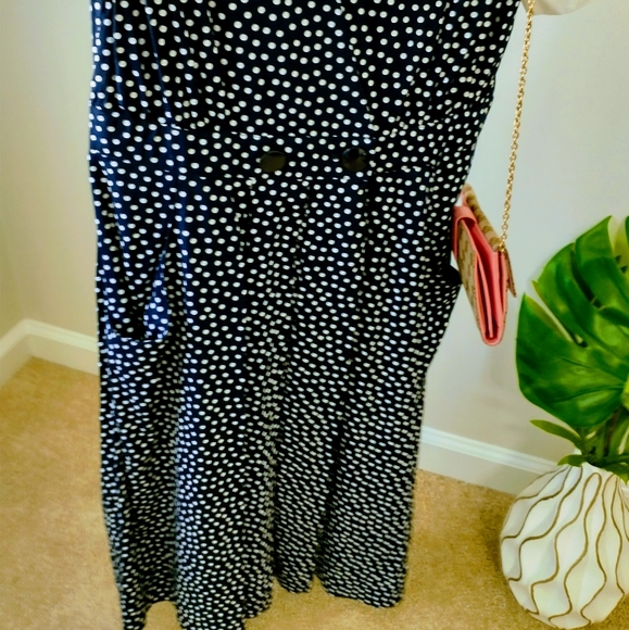 Vintage R.J Stevens Polka-dot Dress - Picture 8 of 13